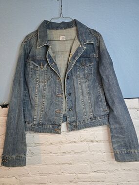 jcpenney Women's Medium Blue Denim Jean Jacket